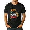 Fishing Jokes Dad Dont Be A Dumb Bass Fish Fisherman Men's Casual T-Shirt Black