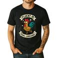 Fluent In Fowl Language Chicken Rooster Mom Dad Farm Men's Casual T-Shirt Black