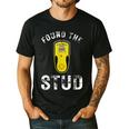 Found The Stud Dad Joke Handy Tools Stud Finder Men's Casual T-Shirt Black