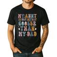 Funny Auntie My Aunt Is Definitely Cooler Than My Dad Men's Casual T-Shirt Black