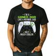 Gamer Dad Gaming Shirts Fathers Day Video Game Daddy Men's Casual T-Shirt Black