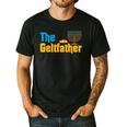 Gelt Father Hanukkah Menorah Jewish Dad Pajamas Men's Casual T-Shirt Black