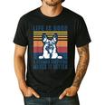 German Shepherd Men Women Dog Dad Mom German Shepherd Men's Casual T-Shirt Black