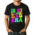 In My Glowing Dad Era Groovy Colorful Bright Men's Casual T-Shirt Black