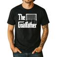 The Goalfather Dad Soccer Goalkeeper Goalie Coach Footballer Men's Casual T-Shirt Black
