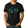 Golf Dad Hole In One Golf First Birthday Boy Party Men's Casual T-Shirt Black