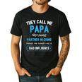 Grandpa Papa Partner In Crime Dad Men's Casual T-Shirt Black