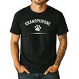 Grandpawdre Dog Dad Shirt Grandpa Cat Dad Father's Day Men Men's Casual T-Shirt Black