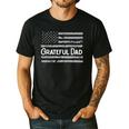 Grateful Dad Father's Day Papa Daddy Best Dad Men's Casual T-Shirt Black