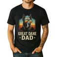 Great Dane Dad Vintage Men's Casual T-Shirt Black