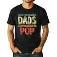 Only The Greatest Dads Get Promoted To Pop Men's Casual T-Shirt Black