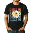 Groovy Dad Matching Outfit Fathers Day Family Retro Vintage Men's Casual T-Shirt Black Groovy Dad Matching Outfit Fathers Day Family Retro Vintage Men's Casual T-Shirt Black