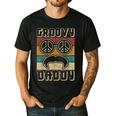 Groovy Daddy 60s Outfit 70s Themed Party Costume Dad Hippie Men's Casual T-Shirt Black