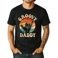 Groovy Daddy 70s Aesthetic Nostalgia 1970's Retro Groovy Dad Men's Casual T-Shirt Black Groovy Daddy 70s Aesthetic Nostalgia 1970's Retro Groovy Dad Men's Casual T-Shirt Black