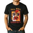 Guess What Chicken Butt DadSiblingsFriends Humor Small Men's Casual T-Shirt Black