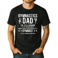 Gymnastics Dad Definition Gymnastics Father Of A Gymnast Dad Men's Casual T-Shirt Black