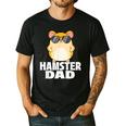 Hamster Dad Father's Day Animal Whisperer Rodent Lover Men's Casual T-Shirt Black