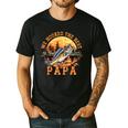 We Hooked The Best Papa Ever Fishing Dad Papa's Day Men's Casual T-Shirt Black