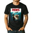Humorous Paws Parody Cat Mouse For Cat Lover Cat Mom Cat Dad Men's Casual T-Shirt Black