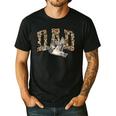 Hunting Dad Duck Camouflage Camo Preppy Camo Dad Camo Men's Casual T-Shirt Black