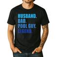 Husband Dad Pool Guy Legend Men Men's Casual T-Shirt Black Husband Dad Pool Guy Legend Men Men's Casual T-Shirt Black