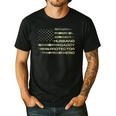 Husband Daddy Protector Hero Fathers Day Camo American Flag Men's Casual T-Shirt Black