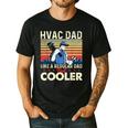 HVAC Dad Like A Regular Dad HVAC Technician AC Repairman Men's Casual T-Shirt Black