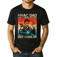 HVAC Dad HVAC Technician Mechanic Repairman Men's Casual T-Shirt Black