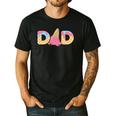 Ice Cream Dad 1st Birthday Matching Family Men's Casual T-Shirt Black