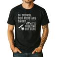 Ice Fishing Art For Men Dad Father Ice Fishing Lover Men's Casual T-Shirt Black