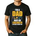 I'm A Dad And Engineer Father Day Engineering Men's Casual T-Shirt Black