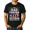 I'm A Dad Pawpaw And A Veteran Shirt Men Grandpa Fathers Day Men's Casual T-Shirt Black I'm A Dad Pawpaw And A Veteran Shirt Men Grandpa Fathers Day Men's Casual T-Shirt Black