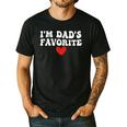 I'm Dad's Favorite Sarcastic Father's Day Men's Casual T-Shirt Black