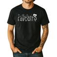 I'm The Dog's Favorite Cute Dog Mom Dad Pet Lover Men Women Kids Men's Casual T-Shirt Black