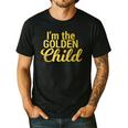 I'm The Golden Child For MomDad's Favorite Child T-Shirt Men's Casual T-Shirt Black