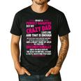 I'm Not A Perfect Daughter But My Crazy Dad Loves Me Men's Casual T-Shirt Black