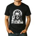 I'm Telling Dad Jesus Men's Casual T-Shirt Black