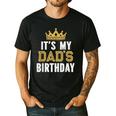 It's My Dad's Birthday Party Family Matching Small Men's Casual T-Shirt Black