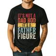 It's Not A Dad Bod It's A Father Figure Retro VintageShort Sleeve Men's Casual T-Shirt Black
