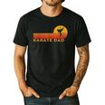 Karate Dad Martial Arts Retro Men's Casual T-Shirt Black