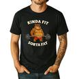 Kinda Fit Sorta Fat Gym Dad BOD Workout Apparel Men's Casual T-Shirt Black