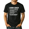 Labor Coach New Mom New Dad Hospital New Baby Shower Men's Casual T-Shirt Black