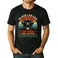 Labrador Retriever Dad Black Lab Dad Men's Casual T-Shirt Black