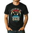 I Leveled Up To Dad 2025 Promoted To Daddy Soon To Be Father Men's Casual T-Shirt Black