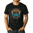I Leveled Up To First Time Daddy Soon To Be Dad Men's Casual T-Shirt Black