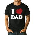 I Love Dad Men's Casual T-Shirt Black I Love Dad Men's Casual T-Shirt Black