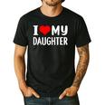 I Love My Daughter Fathers Day For Dad Men's Casual T-Shirt Black I Love My Daughter Fathers Day For Dad Men's Casual T-Shirt Black