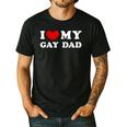 I Love My Gay Dad I Heart My Gay Dad Men's Casual T-Shirt Black