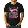 I Am a Lucky Daughter I Have Crazy Dad For Daughter Men's Casual T-Shirt Black
