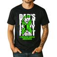 Lymphoma Cancer Awareness Lime Green Ribbon Dad's Fight Men's Casual T-Shirt Black Lymphoma Cancer Awareness Lime Green Ribbon Dad's Fight Men's Casual T-Shirt Black